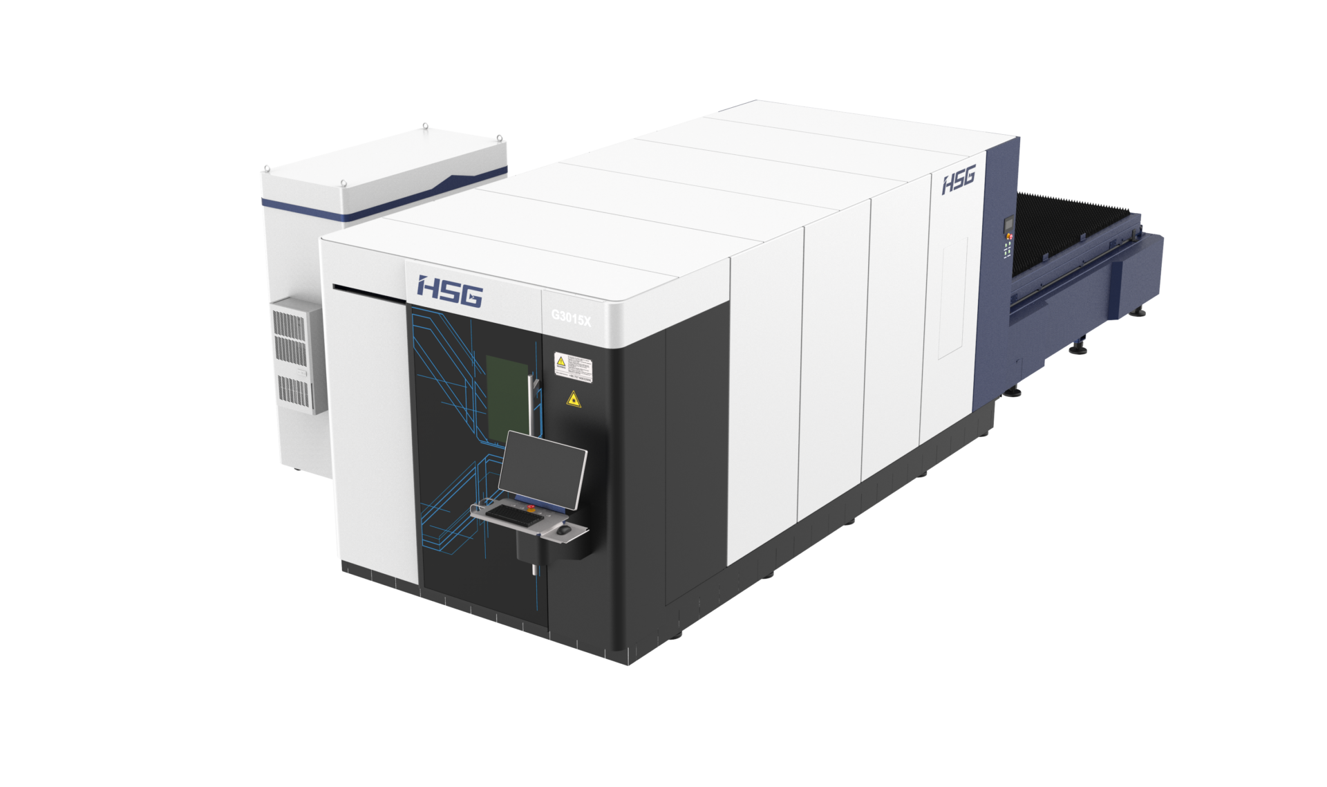 laser fiber HSG G3015X - panel sterowania